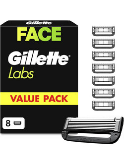 Gillette Skincare Labs Ανταλλακτικά Ξυραφάκια με 5 Λεπίδες & Λιπαντική Ταινία 8τμχ