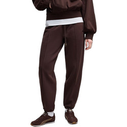 Puma Γυναικείο Παντελόνι Φόρμας Fleece με Λάστιχο Καφέ 694032-33
