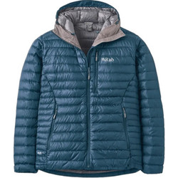Rab Ανδρικό Μπουφάν Χειμωνιάτικο Puffer Πετρόλ QDB-12-TMB-LRG