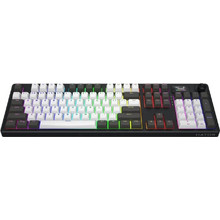 Hator Skyfall 100 Pro Ασύρματο Μηχανικό Gaming Πληκτρολόγιο με Hator Aurum Vanilla Διακόπτες RGB Black White