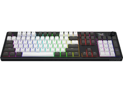 Hator Skyfall 100 Pro Ασύρματο Μηχανικό Gaming Πληκτρολόγιο με Hator Aurum Vanilla Διακόπτες RGB Black White