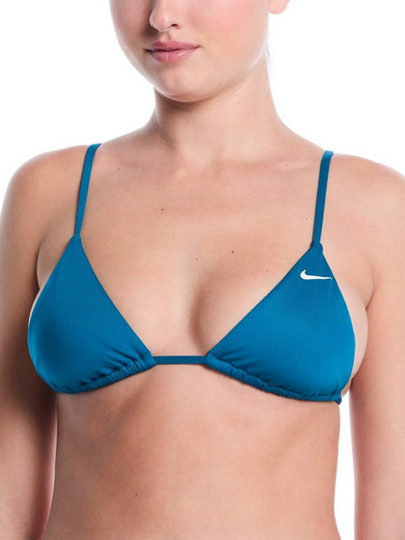 Nike Αθλητικό Bikini Top Τριγωνάκι Μπλε NESSF239-448