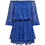 Lynne Γυναικεία Ολόσωμη Φόρμα με Δαντέλα Strapless Royal Blue 0055-0545003-61