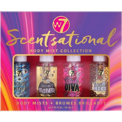 W7 Scentsational Body Mist 4x50ml