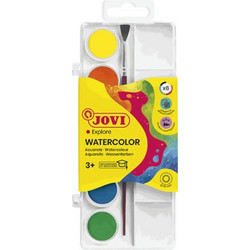 Jovi Σετ Νερομπογιές με Πινέλο 6 Χρώματα 226.000512