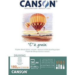 Canson Ca Grain Μπλοκ Σχεδίου A4 180gr/m² 30 Φύλλα