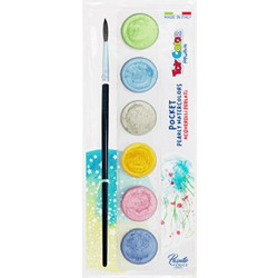 Toy Color Σετ Νερομπογιές με Πινέλο 6 Χρώματα 220.003690