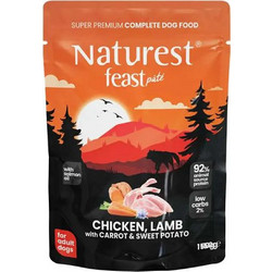 Pet Interest Naturest Feast Adult with Chicken, Lamb & Carrot Sweet Potato 150gr