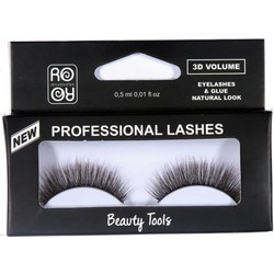 RO Accessories 122 Βλεφαρίδες Ενιαίες Σετ με Κόλλα 2τμχ 5207134014339