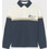 Mayoral Παιδικό Polo Μακρυμάνικο Μπεζ Navy Μπλε 16-07104-064