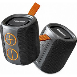 Kimiso KMS-350 Αδιάβροχο Ηχείο Bluetooth 1W με Ραδιόφωνο Μαύρο