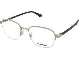 Montblanc MB0341O 001 Σκελετός Γυαλιών Οράσεως Μεταλλικός Ασημί