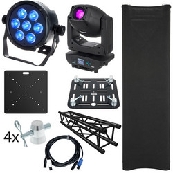 Varytec Hero Spot 230 GlowTower Bundle Φωτορυθμικό Προβολέας LED DMX με Ρομποτική Κεφαλή RGBW