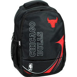 Back Me UP NBA Bulls Σχολική Τσάντα Πλάτης Δημοτικού Μαύρη 378-16031