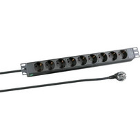 EFB Elektronik EK631DE.1 Πολύπριζο για Καμπίνες Rack 1U 19"