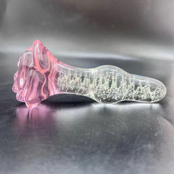 Dream Toys Rose Glow In The Dark Πρωκτική Σφήνα 10.5cm Ροζ Διαφανής 10TG-054