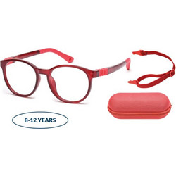 Sunoptic FX1C Παιδικός Σκελετός Γυαλιών Οράσεως Κοκάλινος Κόκκινος