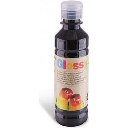 Primo Extra Glossy Black Ακρυλικό Χρώμα Ζωγραφικής 250ml
