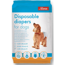 Les Filous Πάνα Βρακάκι Σκύλου Large 16-25kg 50-68cm 10τμχ
