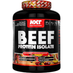 NXT Nutrition Beef Isolate Strawberry & Banana Πρωτεΐνη Γράμμωσης Χωρίς Λακτόζη & Γλουτένη 1.8kg