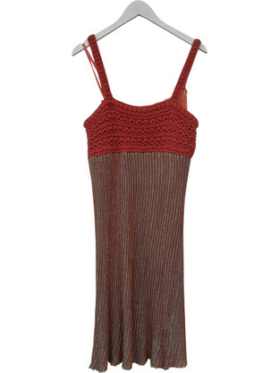 Missoni Mini Καλοκαιρινό Καθημερινό Φόρεμα Μεταξωτό Κόκκινο 2DA9A8U0-MM0936