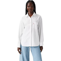 Levi's Harlie Μακρυμάνικο Γυναικείο Πουκάμισο Βαμβακερό Mονόχρωμο Λευκό 001HM-0003