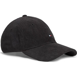 Tommy Jeans Ανδρικό Καπέλο Jockey Κοτλέ Μαύρο AM0AM14530-BDS