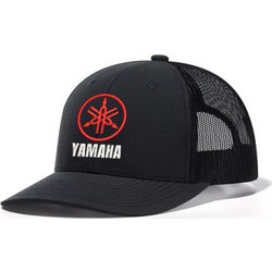 Logo Ανδρικό Καπέλο Jockey με Δίχτυ Snapback Υφασμάτινο Μαύρο 911-0020-9028