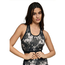 Bodymove Αθλητικό Μπουστάκι με Μέτρια Στήριξη Ανθρακί Εκρού 1223