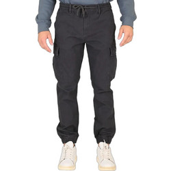 Rebase Ανδρικό Παντελόνι Cargo Joggers Ελαστικό Slim Εφαρμογή Ανθρακί 262RCCP-4139