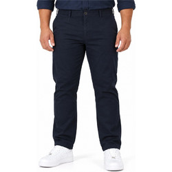 Double Ανδρικό Παντελόνι Chino Ελαστικό Κανονική Εφαρμογή Navy Μπλε 262CP-4128