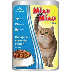 Pet Camelot Miau Miau Adult with Salmon in Gravy 100gr