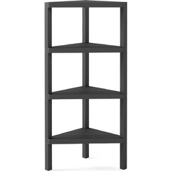 Costway Γωνιακή Βιβλιοθήκη 46x33x99cm JZ10425BK