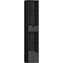 HOMCOM Βιβλιοθήκη 30x24x158cm 836-631V00BK