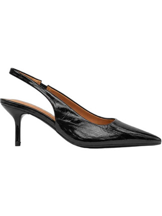 Verde Γόβες Slingback Λουστρίνι με Τακούνι Στιλέτο Μαύρες 28-4295