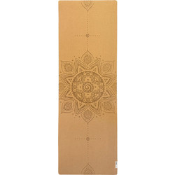Yogistar Cork Στρώμα Γυμναστικής Yoga / Pilates Καφέ 183x61x0.4cm