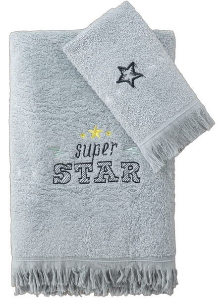 Nima Starlight Σετ Παιδικές Πετσέτες 2τμχ 400gr/m²