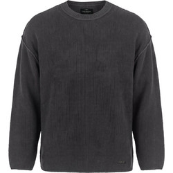 Funky Buddha Ανδρική Πλεκτή Μπλούζα Ανθρακί FBM014-038-09