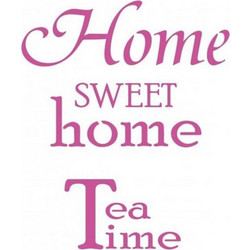 Craftistico Στένσιλ Home Sweet Home 21x29.7cm CRSA4053