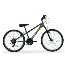 Alpina Alpha Παιδικό Mountain Bike 24" με 21 Ταχύτητες Ανθρακί Πράσινο