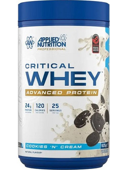 Applied Nutrition Critical Whey Cookies & Cream Πρωτεΐνη Ορού Γάλακτος Γράμμωσης 850gr