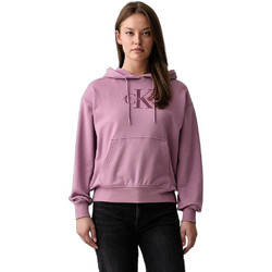 Calvin Klein Γυναικείο Φούτερ με Κουκούλα & Τσέπες Ροζ LV047E221G-VCB