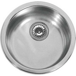 Karag River Round Ένθετος Νεροχύτης Στρογγυλός Inox Σατινέ