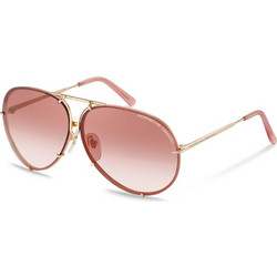 Porsche Design P8478-F Ανδρικά Γυαλιά Ηλίου Aviator Μεταλλικά Χρυσά με Ροζ Φακό