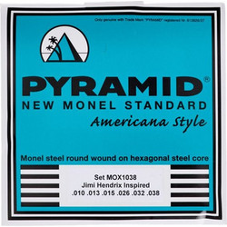 Pyramid New Monel Standard Σετ 6 Χορδές Ηλεκτρικής Κιθάρας Monel 10-38"