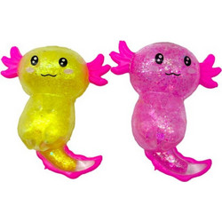 Puckator Glitter Axolotl Squishy Διάφορα Χρώματα