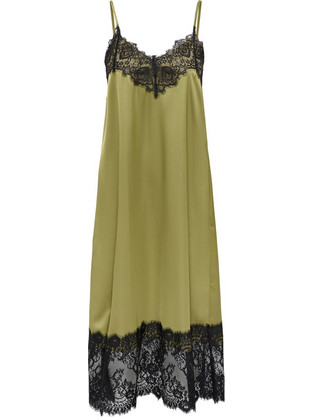 JDY Midi Βραδινό Φόρεμα Χακί 15381545