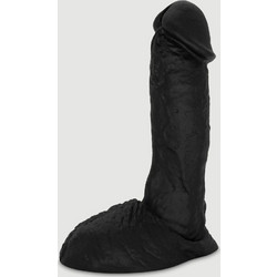 Dario Ρεαλιστικό Dildo με Βεντούζα & Όρχεις 17.2cm Μαύρο