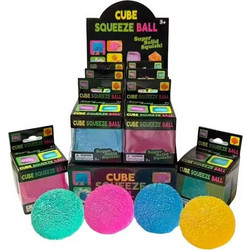 Blue Toys Cube Squeeze Μπαλάκι Αντιστρές Διάφορα Χρώματα