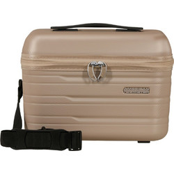 American Tourister Flashline Γυναικείο Νεσεσέρ Ταξιδίου Αδιάβροχο με Θήκες 36x21.5x27cm Χρυσό